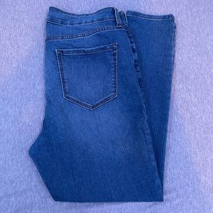 Super skinny ankle high rise jeans